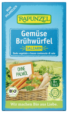 Product - Gemüse-Brühwürfel salzarm, mit Bio-Hefe