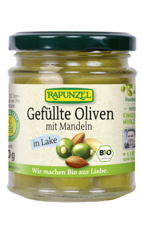 Product - Oliven grün, gefüllt mit Mandeln in Lake