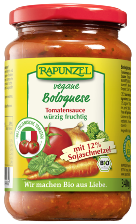 Product - Tomatensauce Bolognese, vegan, mit Soja