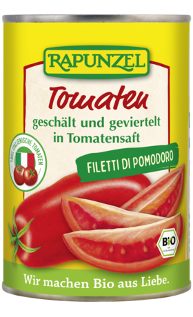 Product - Tomaten geschält und geviertelt in der Dose