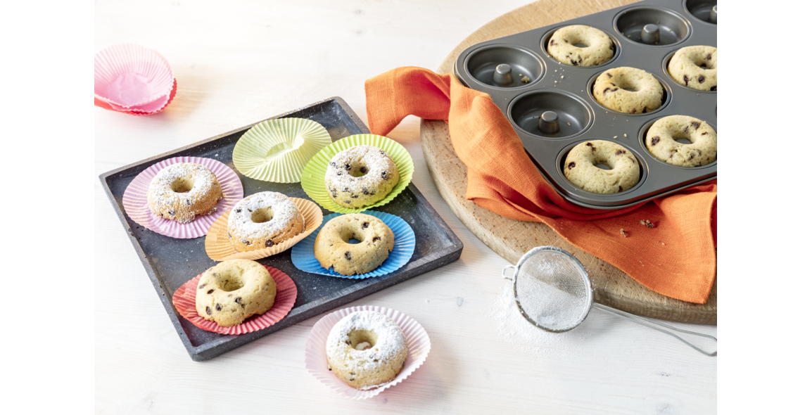 Schokomakronen-Donuts
