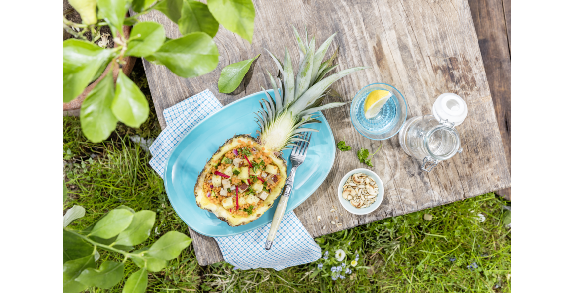 Ananas-Rote Linsen-Salat