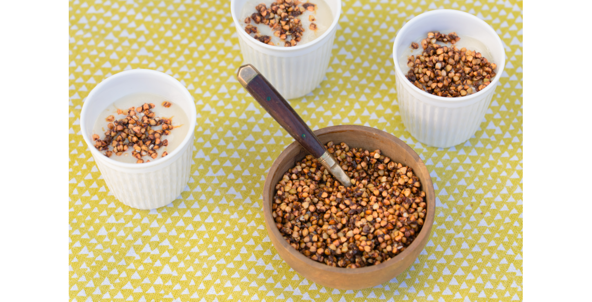 Karamellisierter Buchweizen mit Vanille