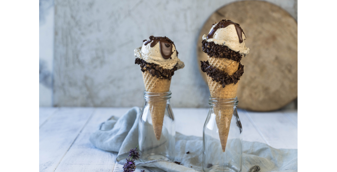 Kaffee-Kardamom-Eis