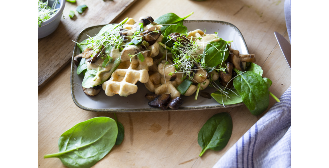 Würzige Waffeln