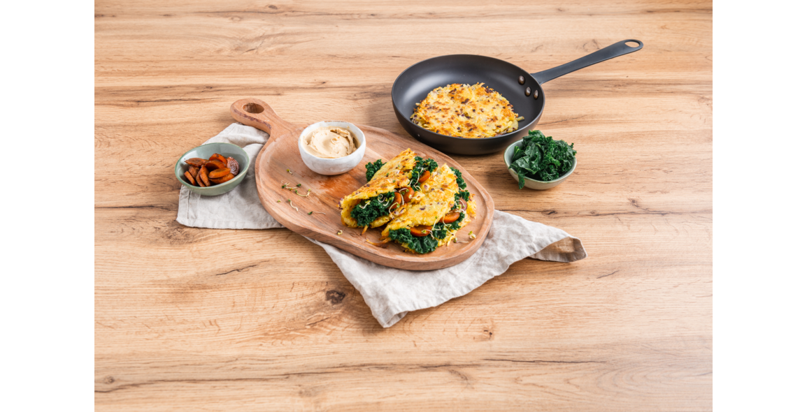 Kartoffeltacos mit Grünkohlsprossen