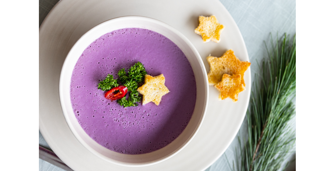 Rotkohl Suppe