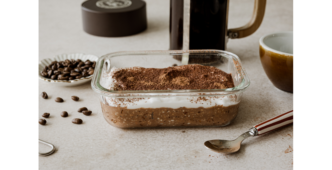 Overnight Oats Tiramisu-Style