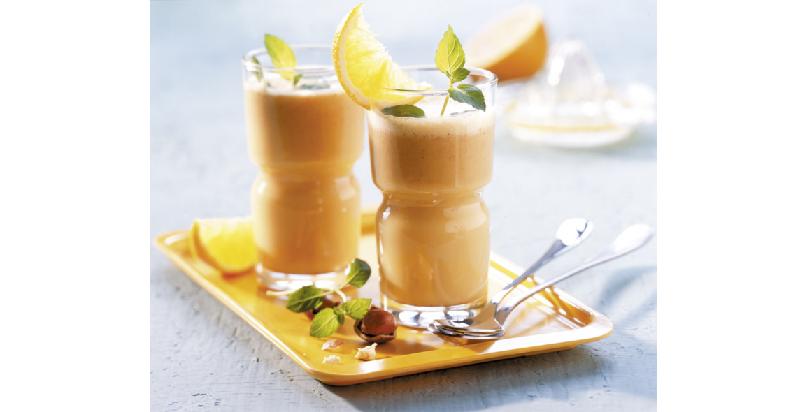 Haselnuss-Orangen-Shake