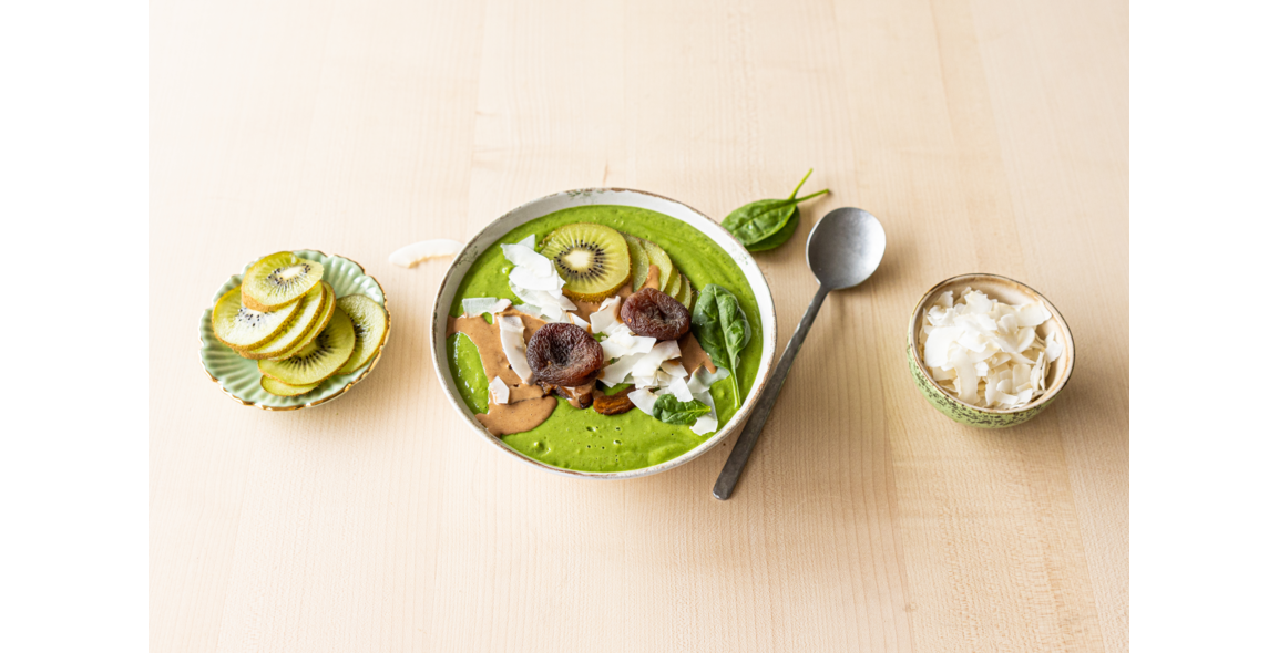 Grüne Smoothiebowl