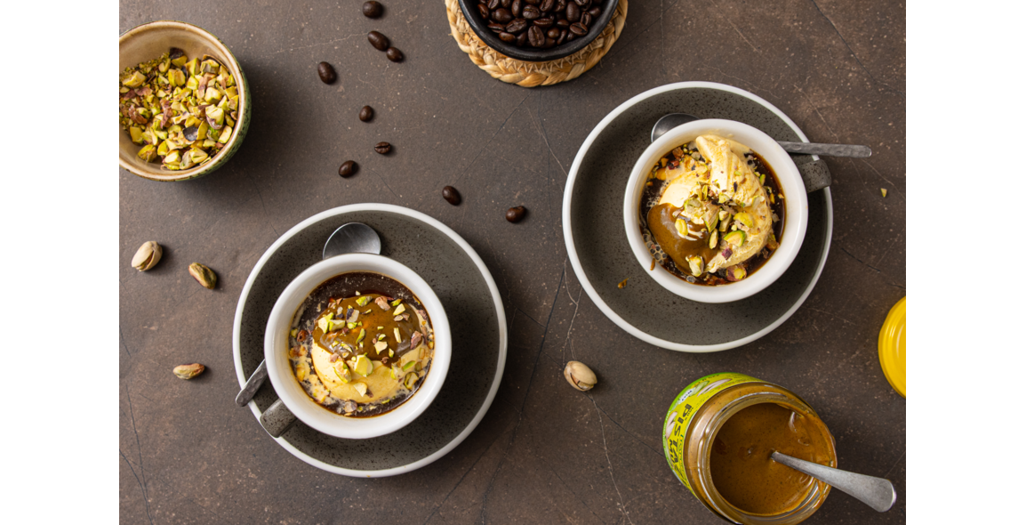 Pistazien Affogato