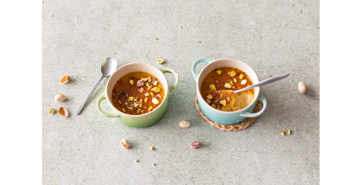 Crème Brûlée mit Pistazien