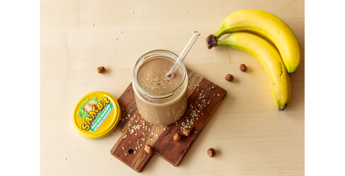 Bananenmilch mit Samba