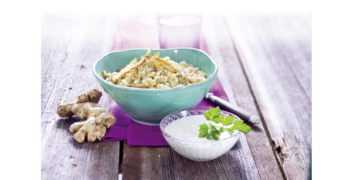 Dattel-Couscous mit Cashewkernen
