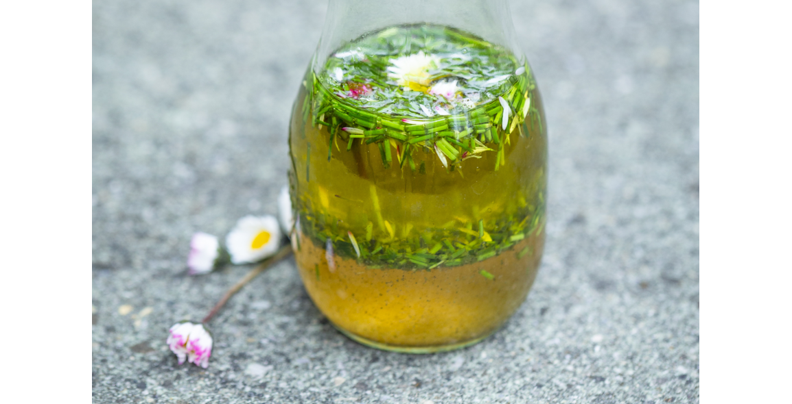 Vinaigrette mit hellem Balsamico