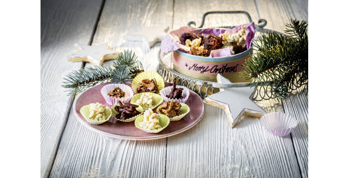 Knusper-Pralinen in drei Varianten
